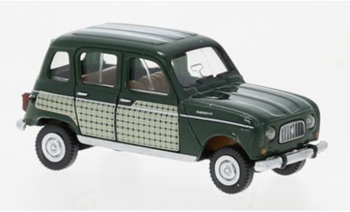 Renault 4 1/87 Wiking Parisienne green foncé 196 diecast model cars