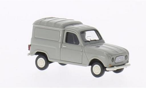 Renault 4 1/87 Wiking R grey diecast model cars
