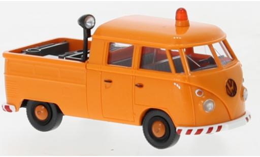 Diecast model cars Volkswagen T1 1/87 Wiking cabine double local 1963 Volkswagen T1 1/87 Wiking cabine double local 1963 diecast model cars