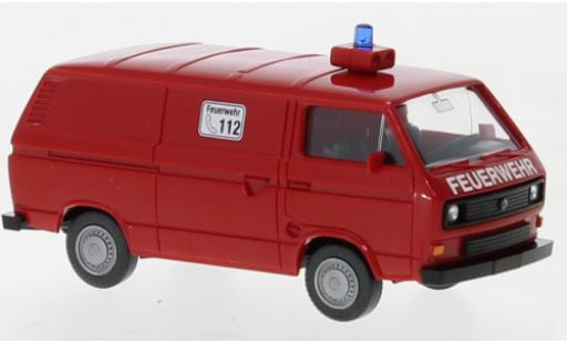 Volkswagen T3 1/87 Wiking fourgon pompiers 1981 diecast model cars